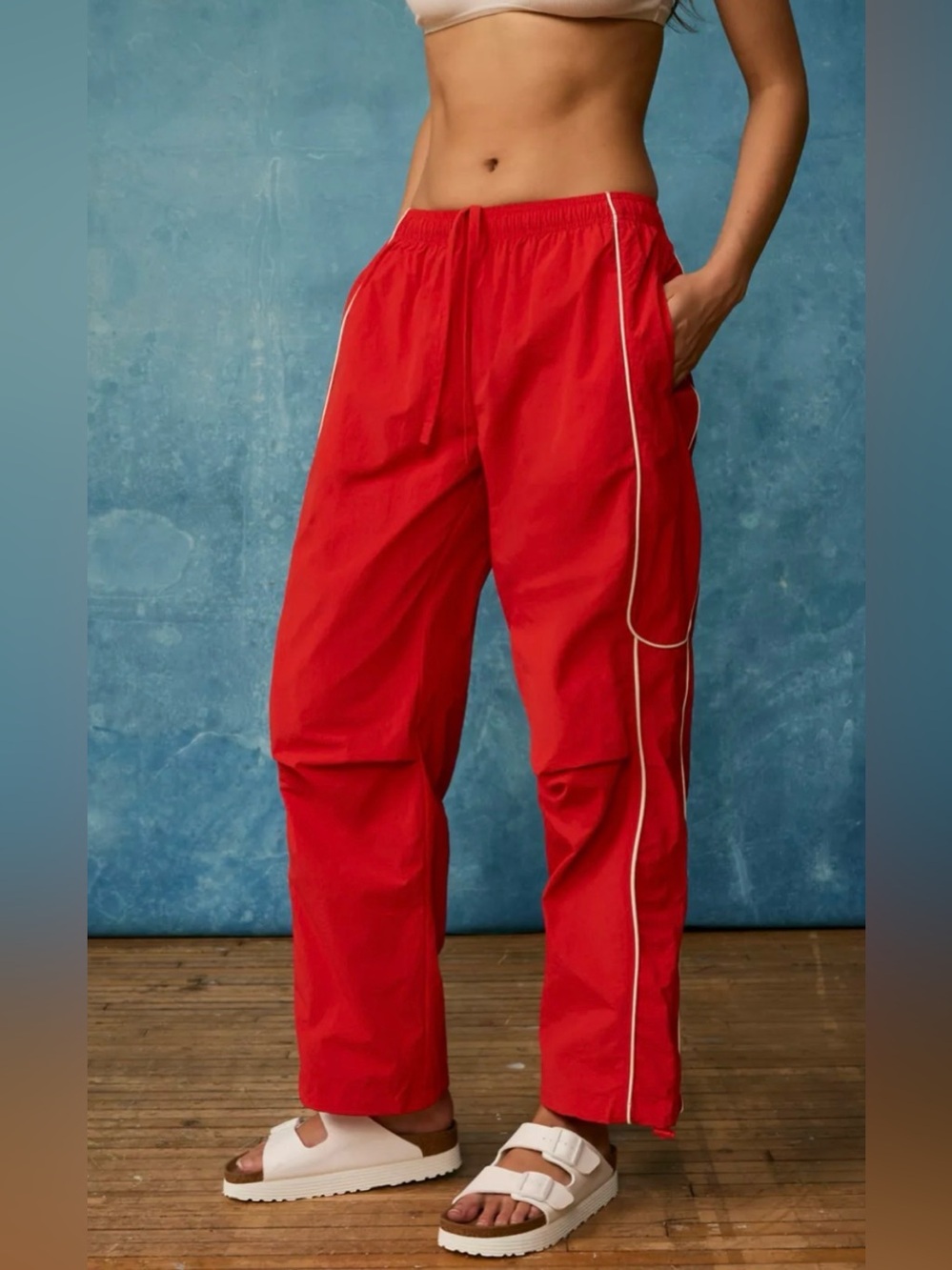 BDG Jess Nylon Track Pant SIZE: SMALL PETITE